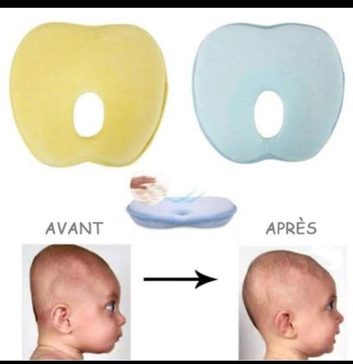 BABYJEM OREILLER ANTI-TETE PLATE - babyjem - pour bébé Maroc -www.babyboss.ma