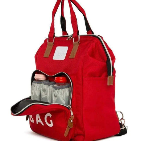 BAGmori Sac à langer Baby Bag Backpack - Rouge - BAGmori - pour bébé Maroc -www.babyboss.ma