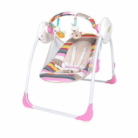 balancelle-bebe-swing-relax-musicale-rose-mamalove-babyboss-ma-mamalove-pour-bebe-maroc - Babyboss.ma -bebe-maroc