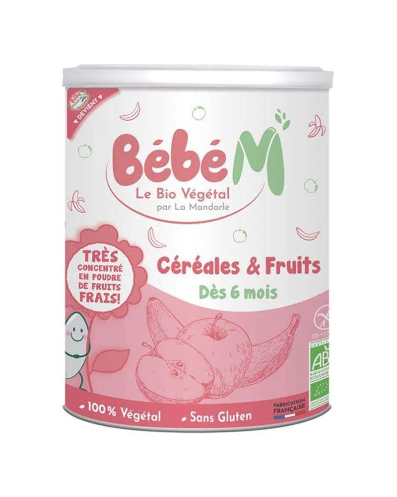 bebe-m-cereales-and-fruit-400g-des-6mois-babyboss-ma-bebe-m-pour-bebe-maroc - Babyboss.ma -bebe-maroc