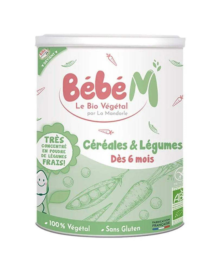 Bébé M Céréales & Légumes 400g - dès 6mois - Bébé M - pour bébé maroc - www.babyboss.ma