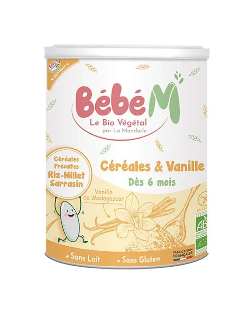 Bébé M Céréales & Vanilles 400g - dès 6mois - Babyboss.ma - Bébé M - pour bébé maroc