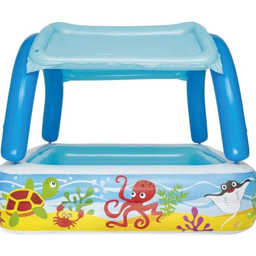 BESTWAY - Piscine avec pare-soleil 140x140x114 cm - bestway - pour bébé Maroc -www.babyboss.ma