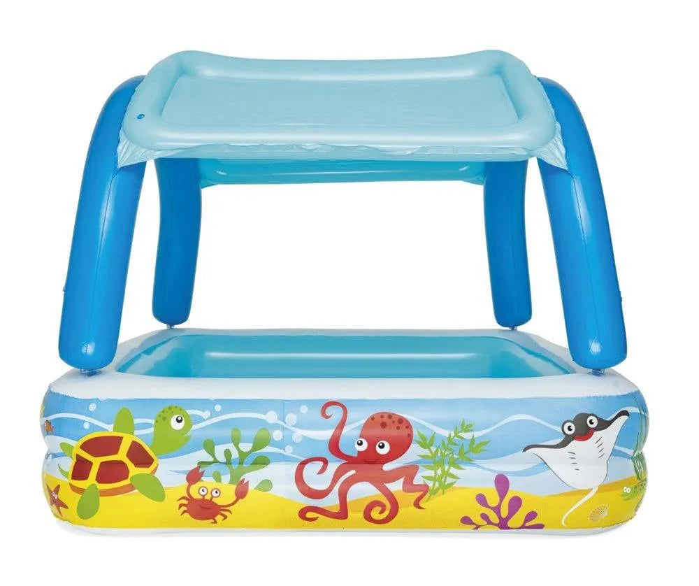 BESTWAY - Piscine avec pare-soleil 140x140x114 cm - Babyboss.ma - bestway - pour bébé maroc