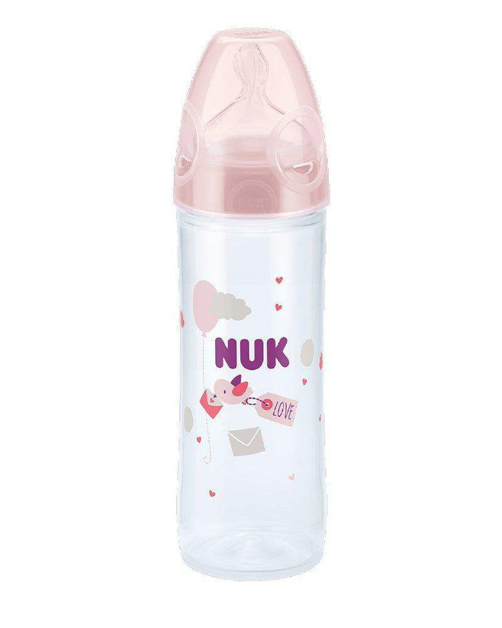 Biberon Classic Love NUK 6-18M - Rose - NUK - Biberon pour bébé Maroc -www.babyboss.ma