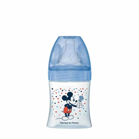 Biberon Dodie Anti-Colique Tétine Ronde 150ml (0-6m) - Mickey Bleu - Dodie - Biberon pour bébé Maroc -www.babyboss.ma