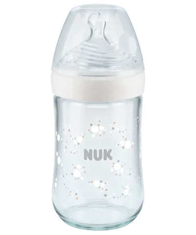 Biberon en verre 240ml NUK Nature Sense avec Temperature Control - Babyboss.ma - NUK - pour bébé maroc