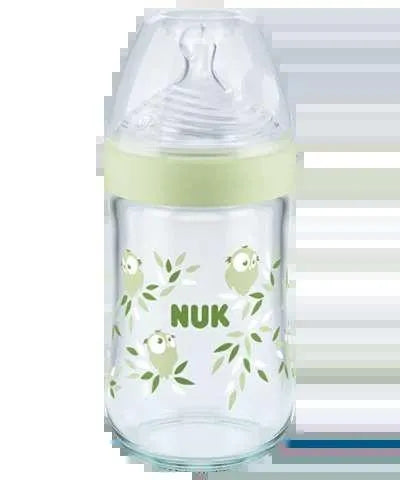 Biberon en verre 240ml NUK Nature Sense avec Temperature Control - Babyboss.ma - NUK - pour bébé maroc