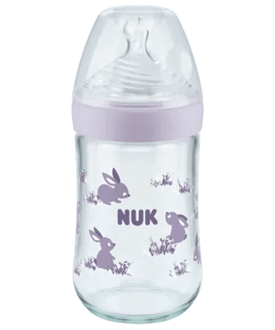 Biberon en verre 240ml NUK Nature Sense avec Temperature Control - NUK - pour bébé Maroc -www.babyboss.ma