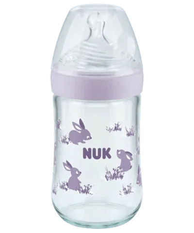 Biberon en verre 240ml NUK Nature Sense avec Temperature Control - Babyboss.ma - NUK - pour bébé maroc