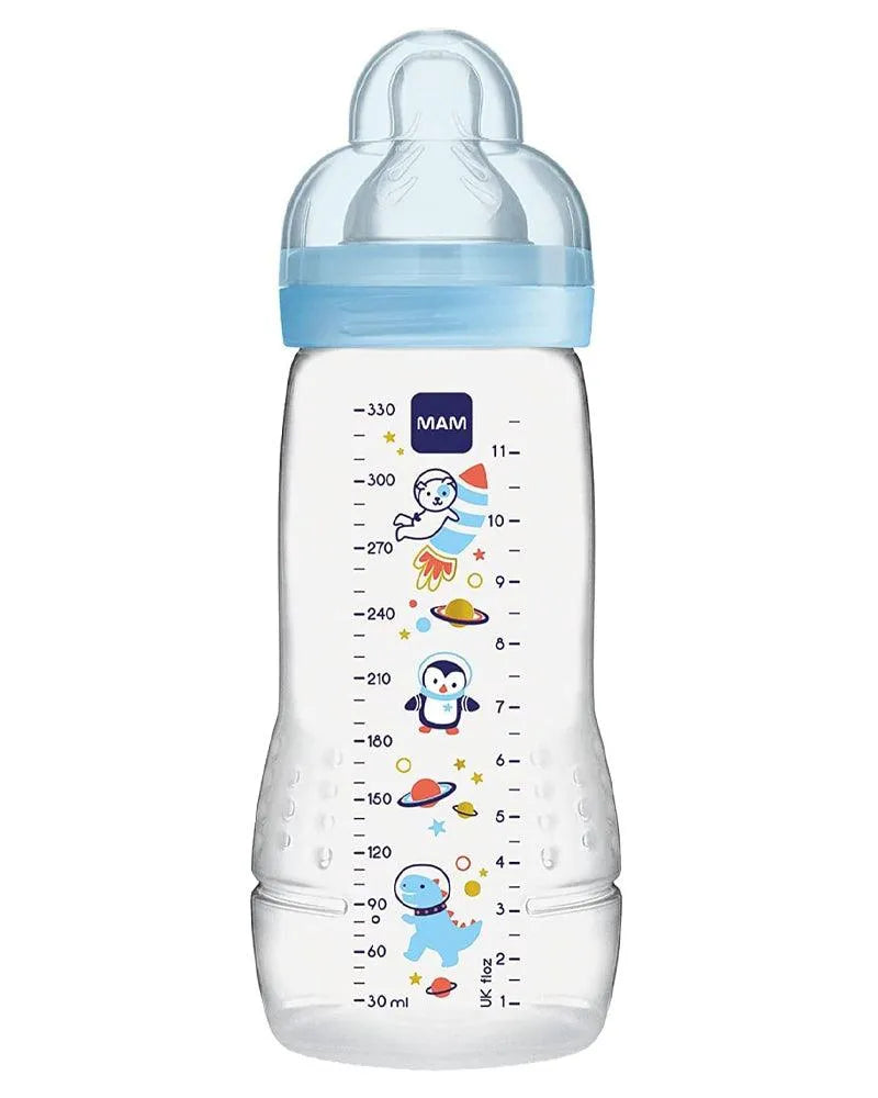 Biberon MAM Easy Active 330 ml - Bleu - Babyboss.ma - MAM - pour bébé maroc