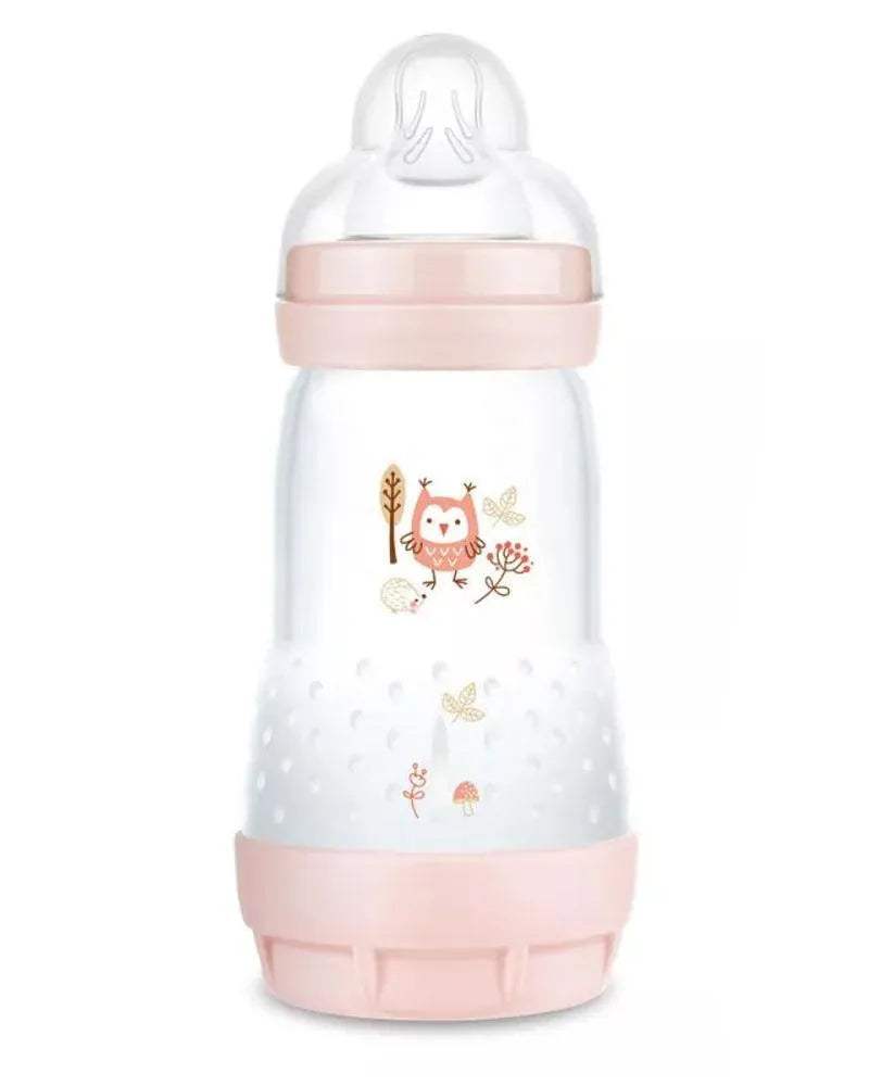 Biberon MAM Easy start anti-colique 260ml 2M+ - Corail - MAM - Biberon pour bébé Maroc -www.babyboss.ma