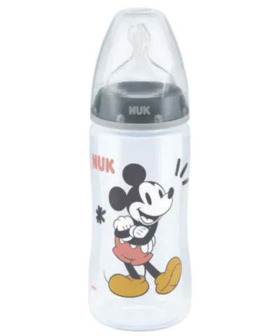 Biberon NUK Mickey Mouse First Choice Plus avec Température Control 300ml - Babyboss.ma - NUK - pour bébé maroc