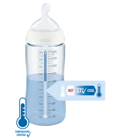 Biberon NUK Mickey Mouse First Choice Plus avec Température Control 300ml - NUK - pour bébé Maroc -www.babyboss.ma