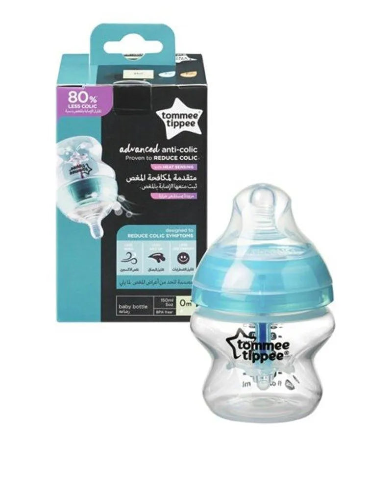 Biberon Tommee Tippee anti-colique avancé 0m+ Turquoise - 150ml - Babyboss.ma - Tommee Tippee - pour bébé maroc