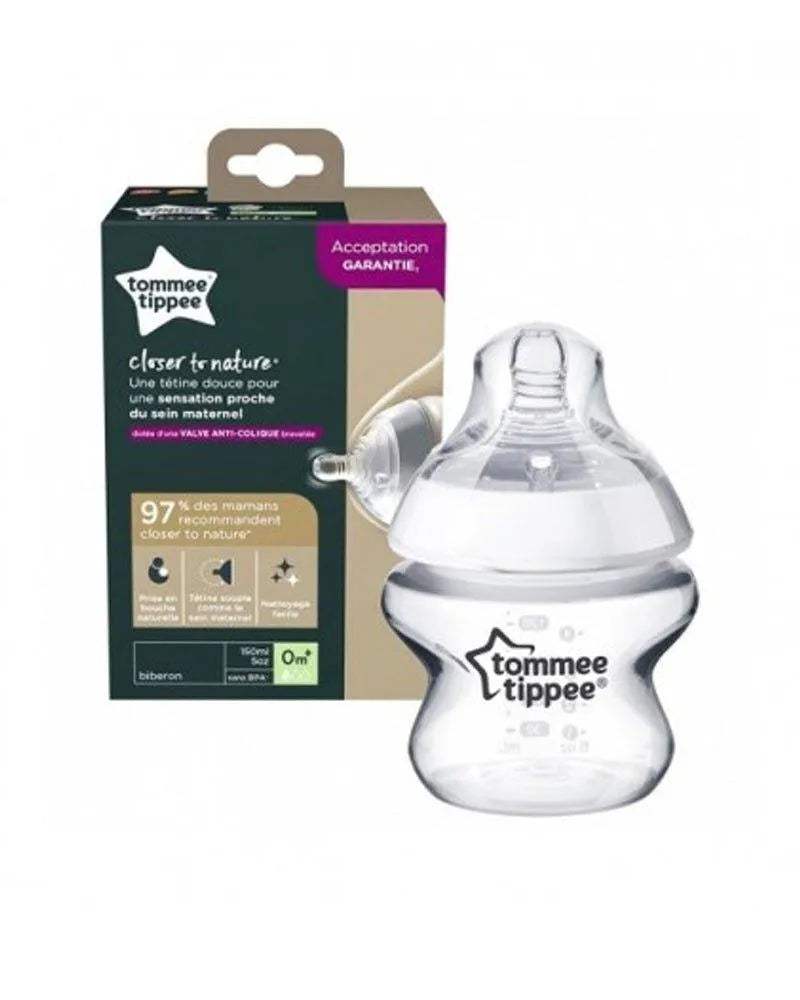 Biberon Tommee Tippee Closer to Nature 0m+ - 150ml - Tommee Tippee - Biberon pour bébé Maroc -www.babyboss.ma