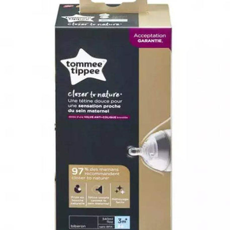 Biberon Tommee Tippee Closer to Nature 0m+ - 340ml - Tommee Tippee - Biberon pour bébé Maroc -www.babyboss.ma