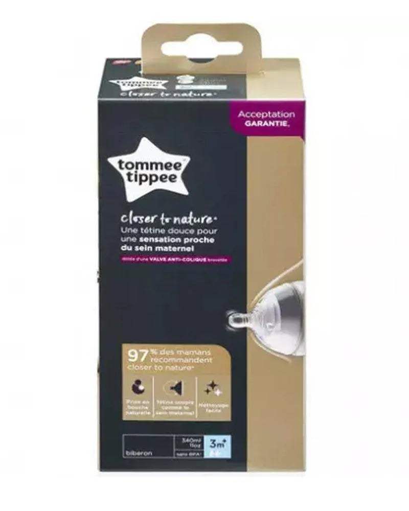 Biberon Tommee Tippee Closer to Nature 0m+ - 340ml - Tommee Tippee - Biberon pour bébé Maroc -www.babyboss.ma