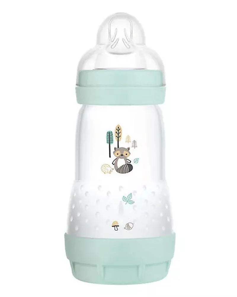 زجاجة أطفال MAM Easy Start المضادة للمغص 260 مل 2M+ - أخضر - BABYBOSS