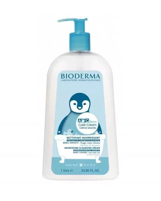 Bioderma ABCDerm Cold Cream Lavante - 1L - Babyboss.ma - Bioderma ABCDerm - pour bébé maroc