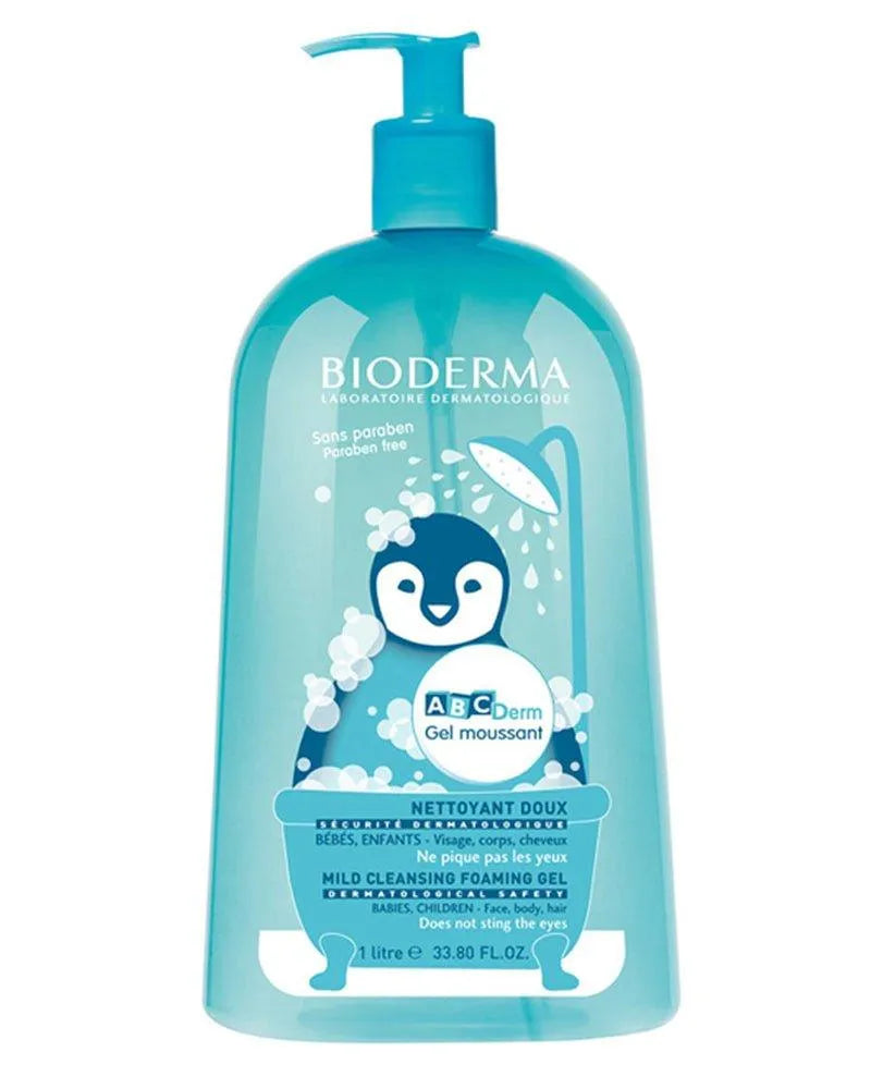 Bioderma ABCDerm Gel Moussant Nettoyant Doux 1L - Babyboss.ma - Bioderma ABCDerm - pour bébé maroc