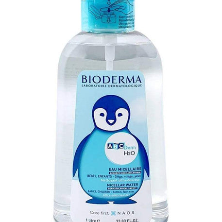 Bioderma ABCDerm H2O Solution Micellaire - 1L - Bioderma ABCDerm - Hygiène et Soin pour bébé Maroc -www.babyboss.ma