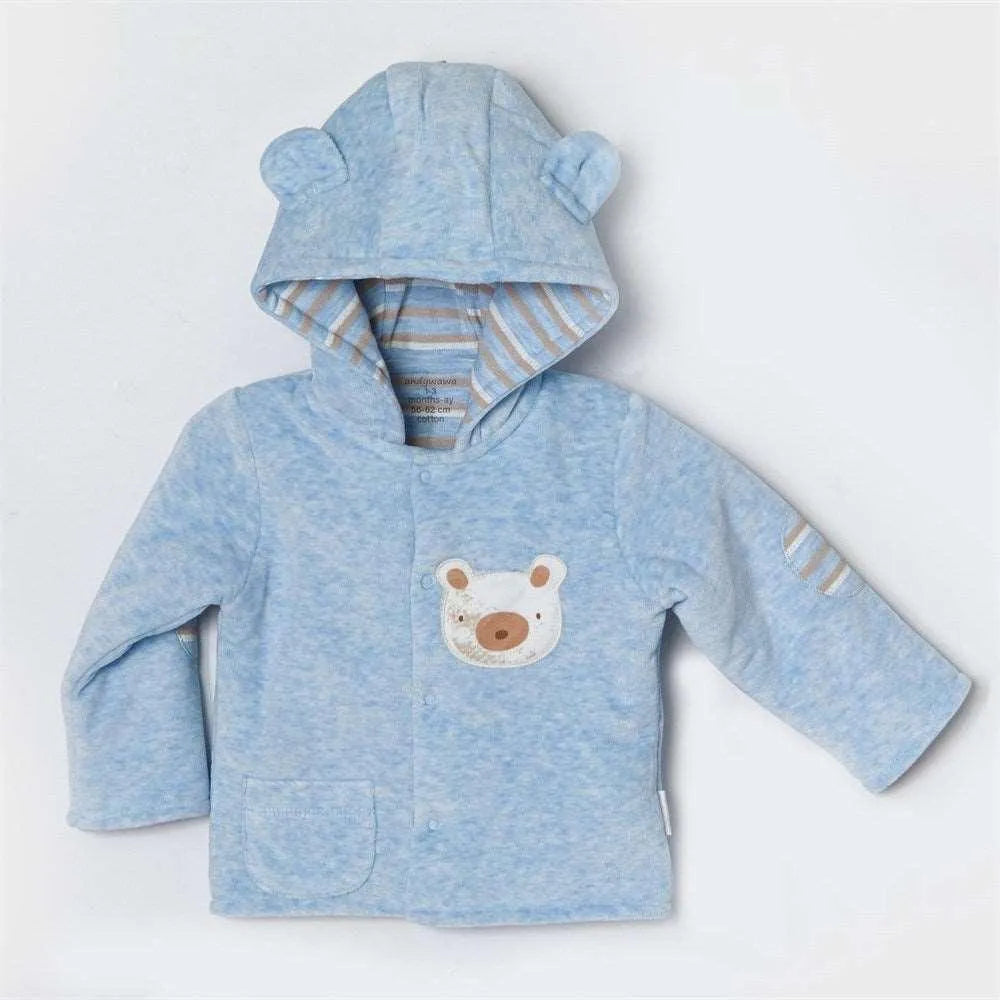 Blue velvet winter coats - Babyboss.ma - Andywawa - pour bébé maroc