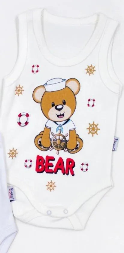 Body bear 100% cotton - Babyboss.ma - Findik - pour bébé maroc