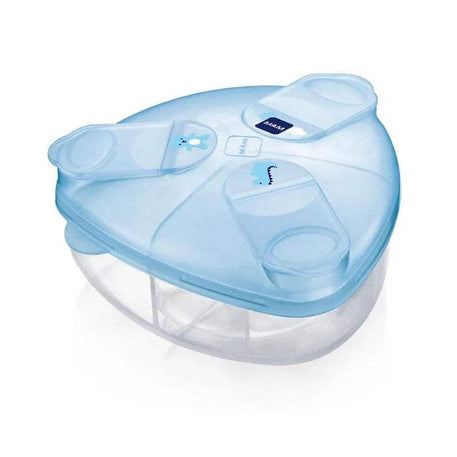 Boîte Doseuse de lait 3 compartiments MAM- Bleu - MAM - Doseurs de Lait pour bébé Maroc -www.babyboss.ma