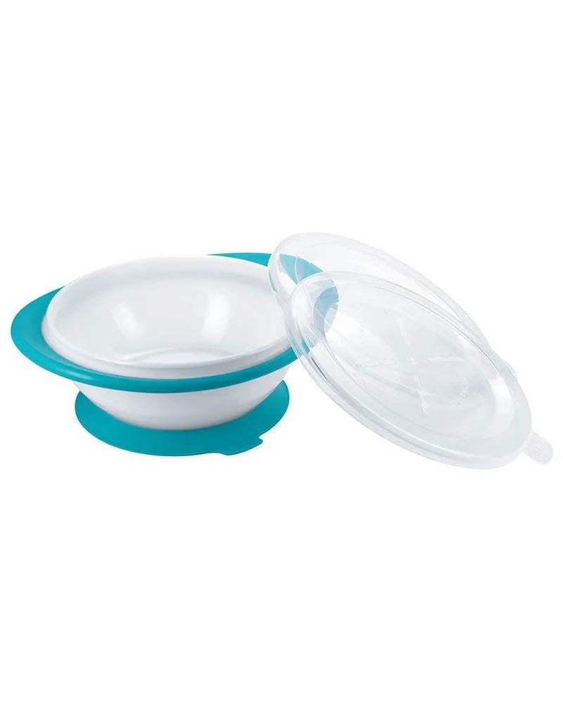 Bol d'Apprentissage avec couvercle NUK - Bleu - NUK - Bols pour bébé Maroc -www.babyboss.ma