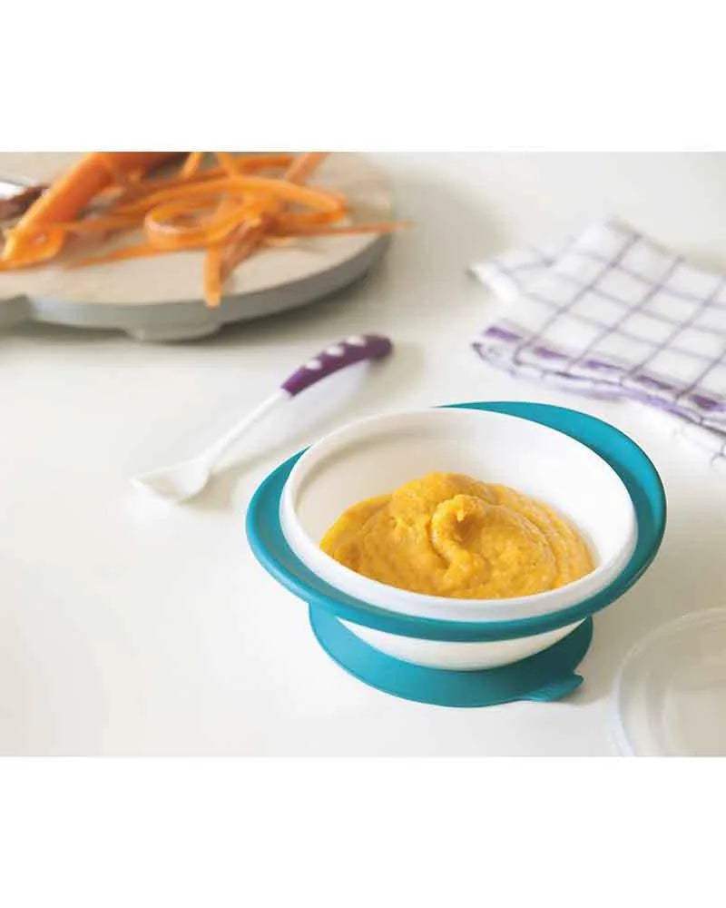 Bol d'Apprentissage avec couvercle NUK - Bleu - NUK - Bols pour bébé Maroc -www.babyboss.ma
