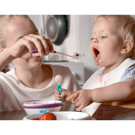 Bol d'Apprentissage avec couvercle NUK - Violet - NUK - Bols pour bébé Maroc -www.babyboss.ma