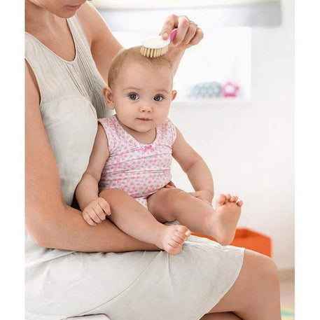 brosse-et-peigne-bebe-extra-souple-nuk-rose-babyboss-ma-nuk-pour-bebe-maroc-2 - Babyboss.ma -bebe-maroc