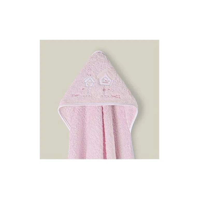 cape de bain – pink – Interbaby - Interbaby - pour bébé Maroc -www.babyboss.ma
