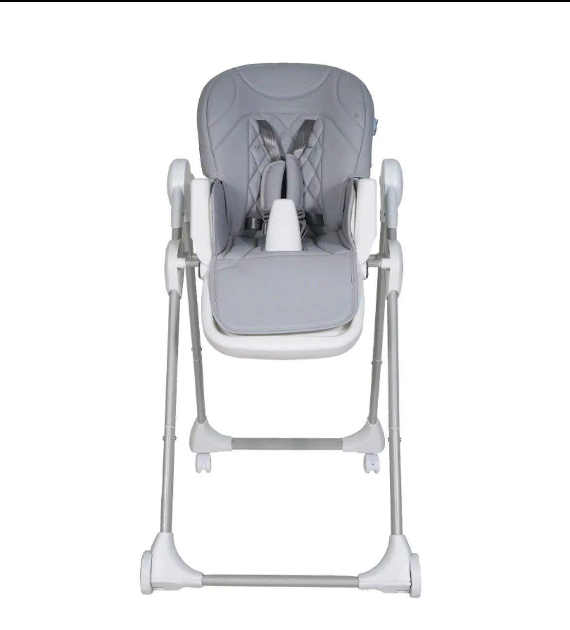 CHAISE HAUTE ÉVOLUTIVE GRIS CLAIR – MON BÉBÉ - mon bebe - pour bébé Maroc -www.babyboss.ma