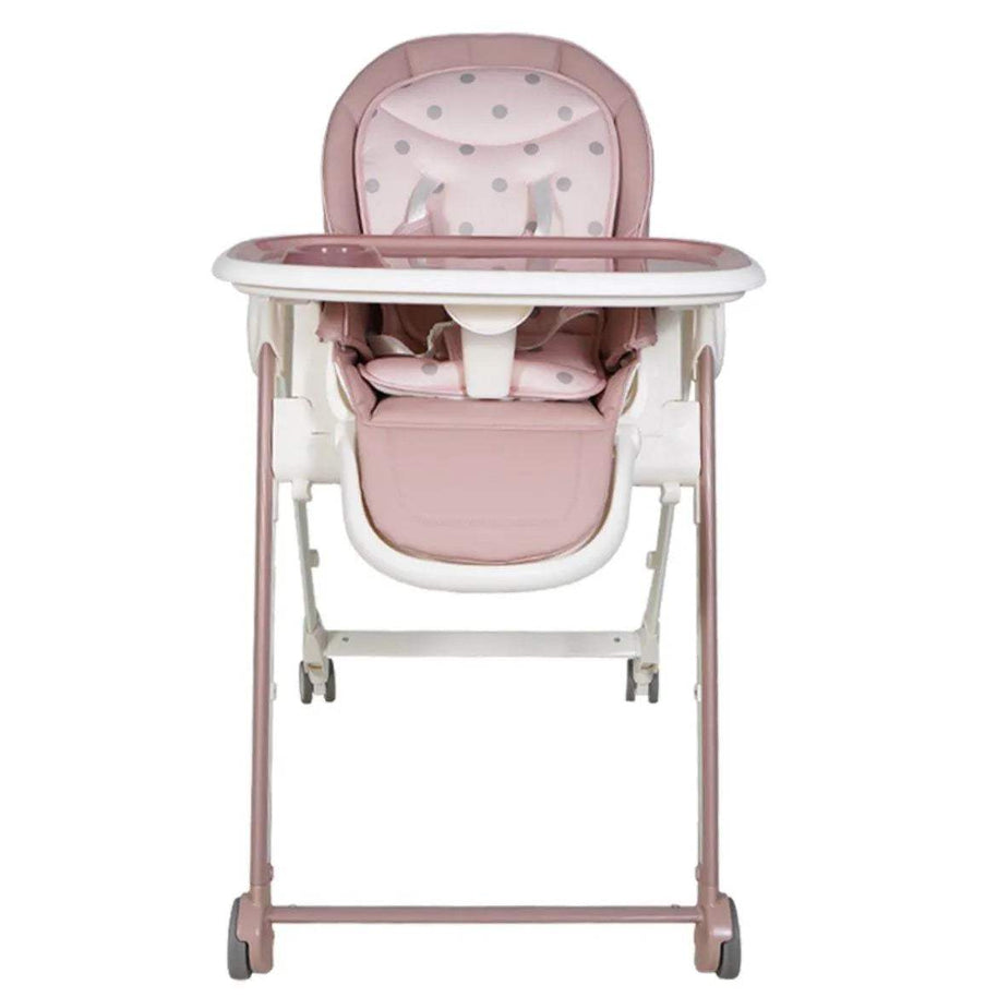 CHAISE HAUTE ÉVOLUTIVE ROSE – MON BÉBÉ - mon bebe - pour bébé Maroc -www.babyboss.ma