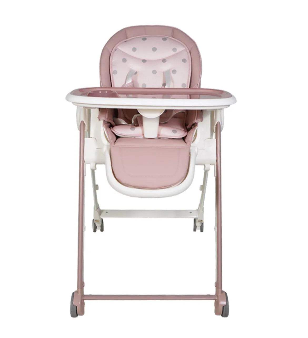 CHAISE HAUTE ÉVOLUTIVE ROSE – MON BÉBÉ - mon bebe - pour bébé Maroc -www.babyboss.ma