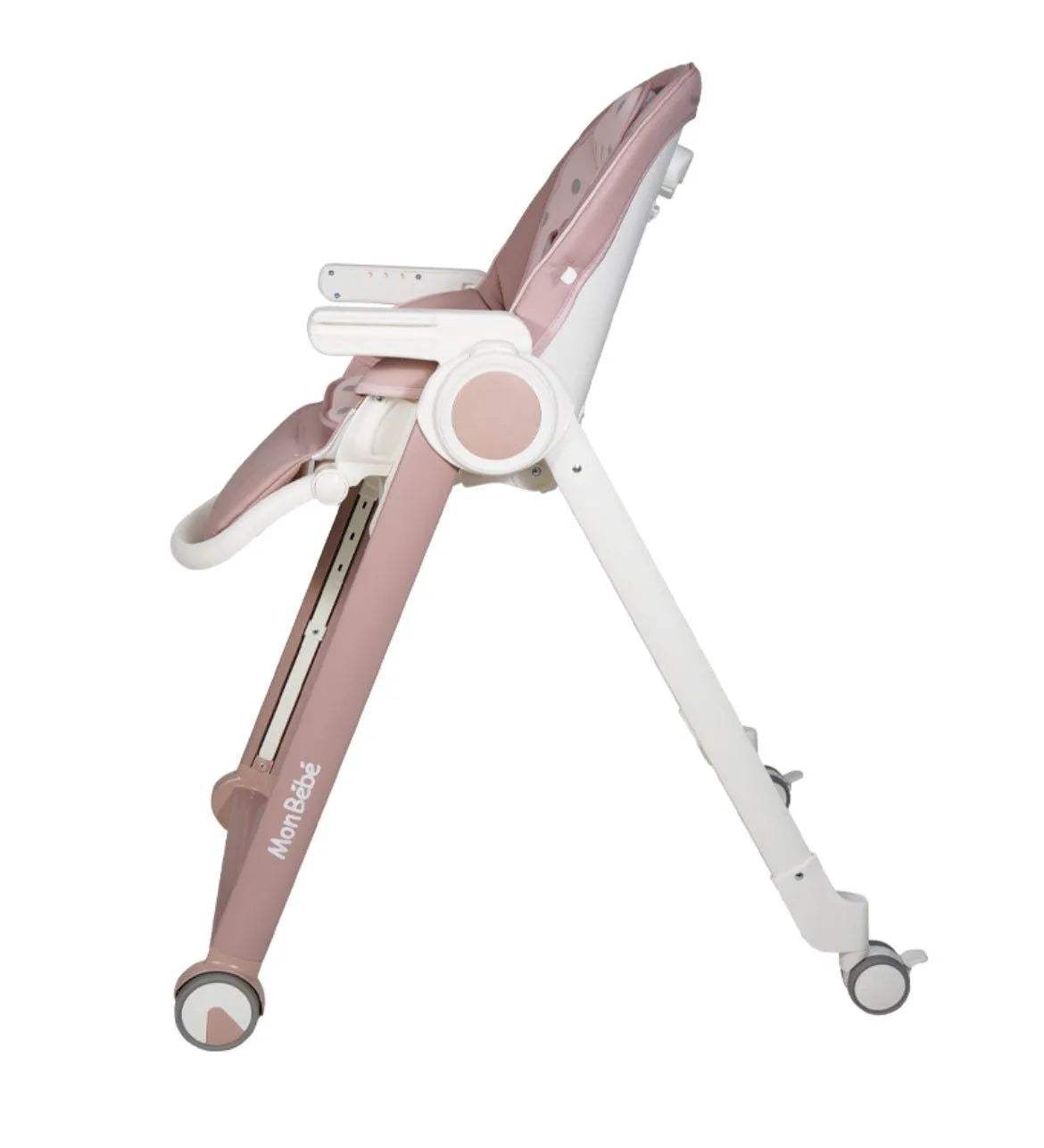 CHAISE HAUTE ÉVOLUTIVE ROSE – MON BÉBÉ - mon bebe - pour bébé Maroc -www.babyboss.ma