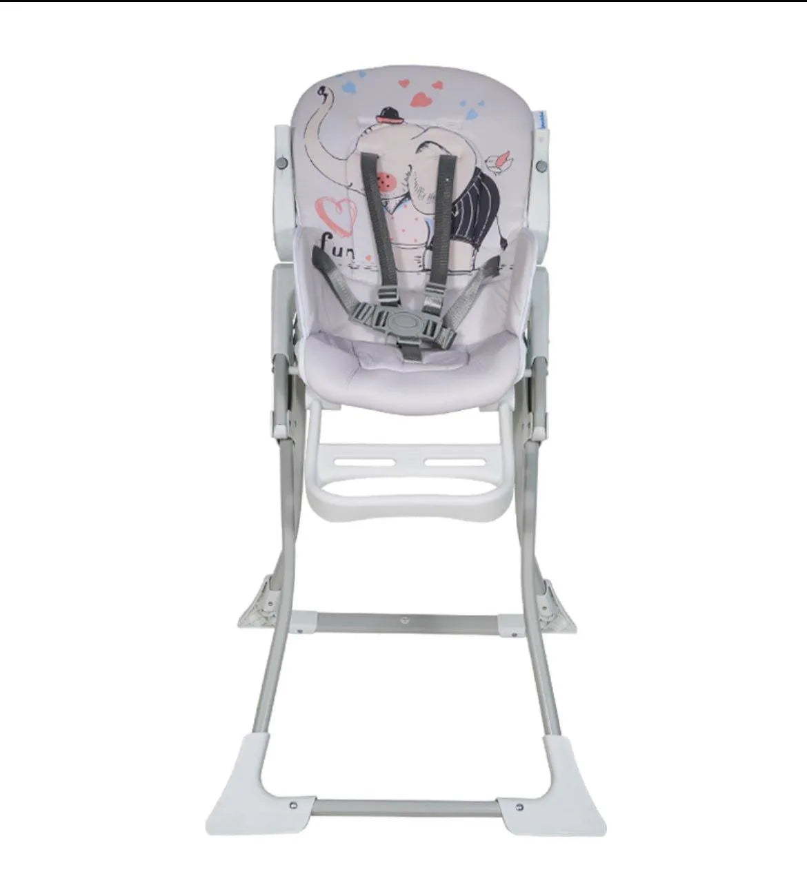 CHAISE HAUTE GRIS JUNGLE – MON BÉBÉ - Babyboss.ma - mon bebe - pour bébé maroc