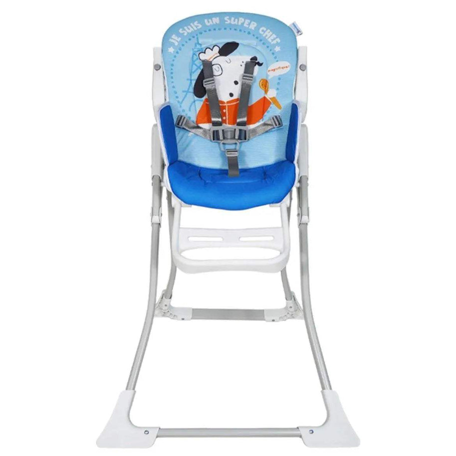 CHAISE HAUTE JUNGLE BLEU – MON BÉBÉ - mon bebe - pour bébé Maroc -www.babyboss.ma