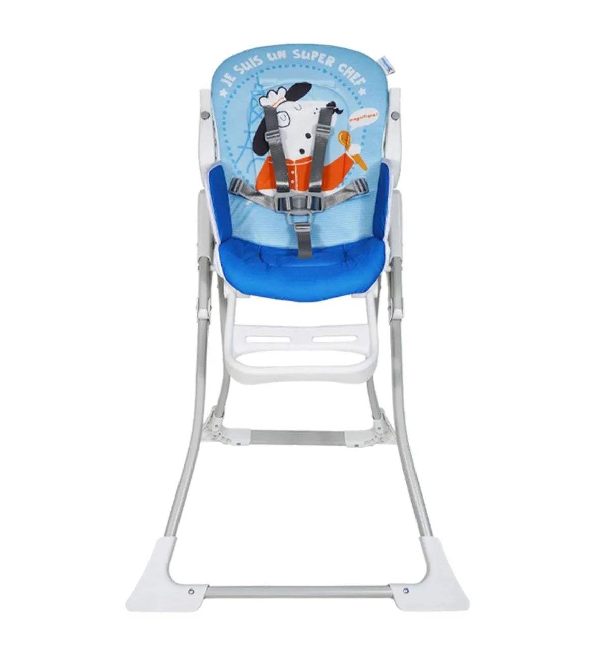 CHAISE HAUTE JUNGLE BLEU – MON BÉBÉ - mon bebe - pour bébé Maroc -www.babyboss.ma