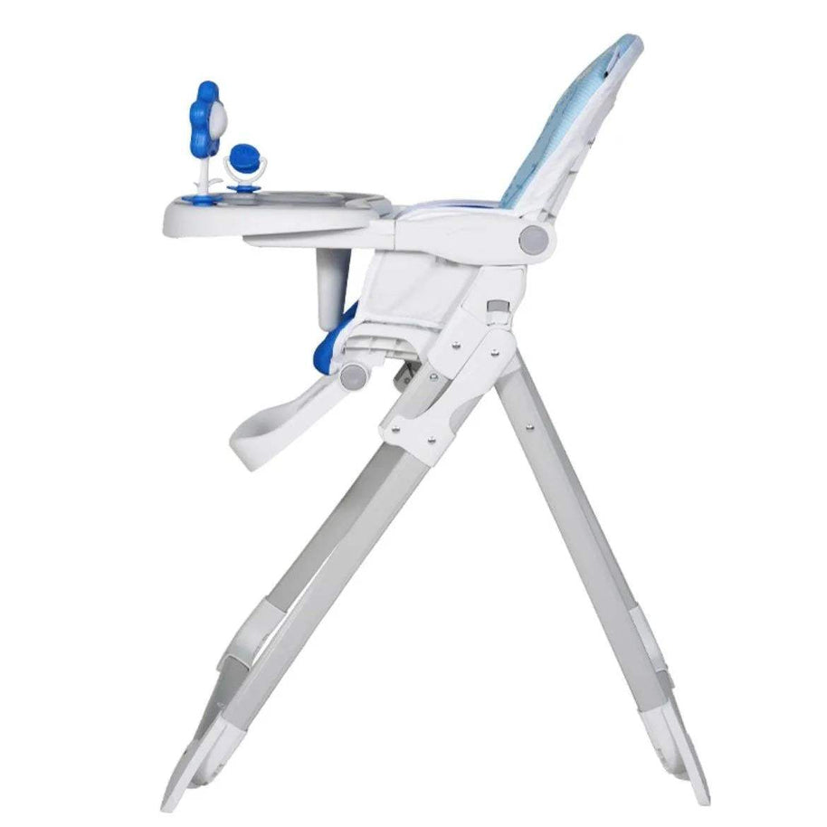 CHAISE HAUTE JUNGLE BLEU – MON BÉBÉ - mon bebe - pour bébé Maroc -www.babyboss.ma