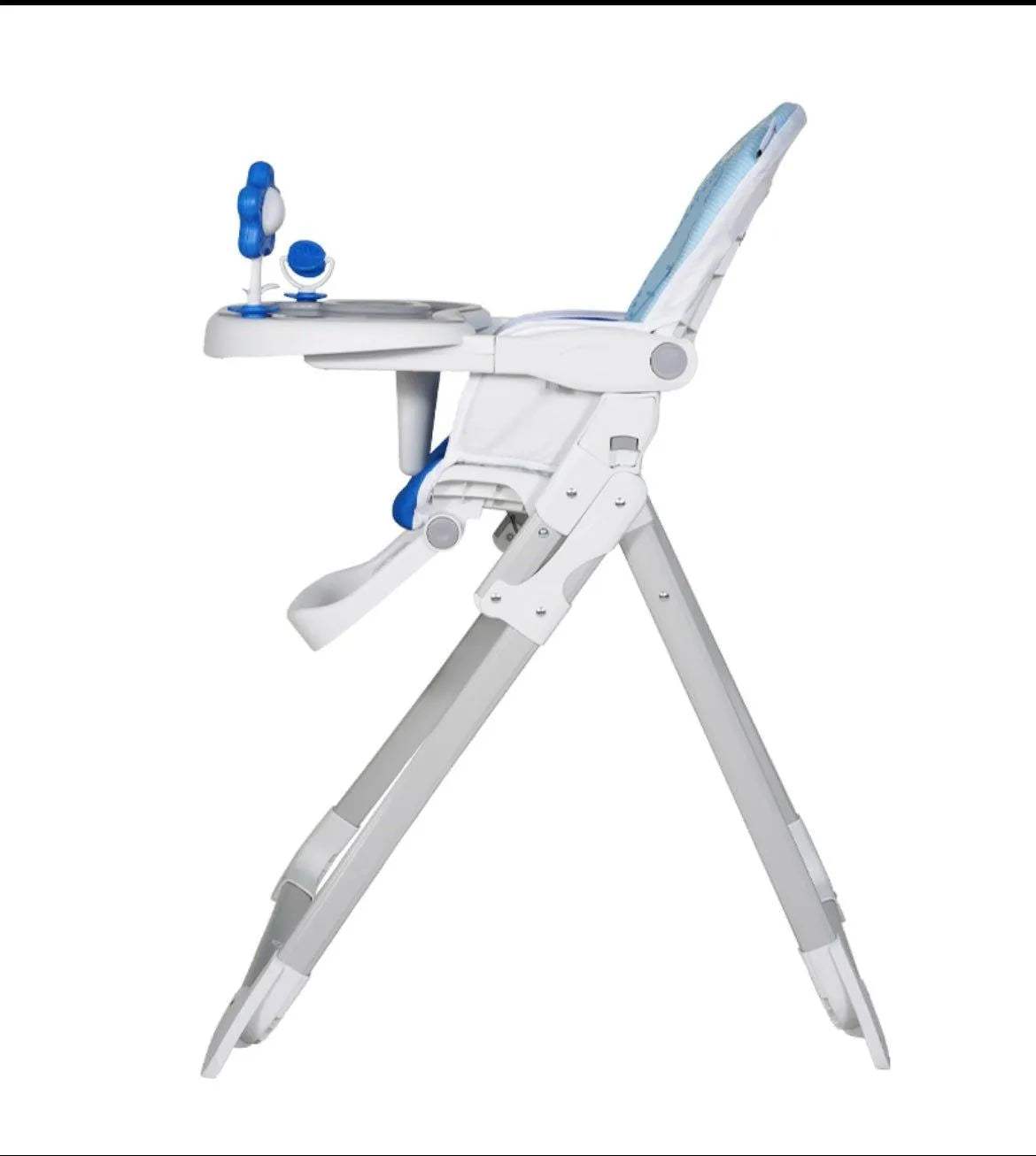 CHAISE HAUTE JUNGLE BLEU – MON BÉBÉ - mon bebe - pour bébé Maroc -www.babyboss.ma