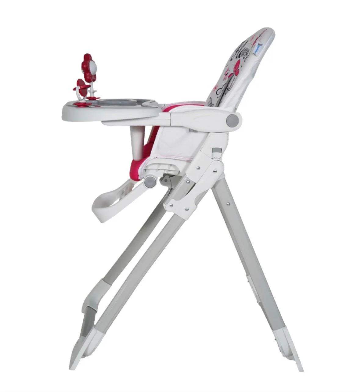 CHAISE HAUTE JUNGLE ROSE – MON BÉBÉ - mon bebe - pour bébé Maroc -www.babyboss.ma