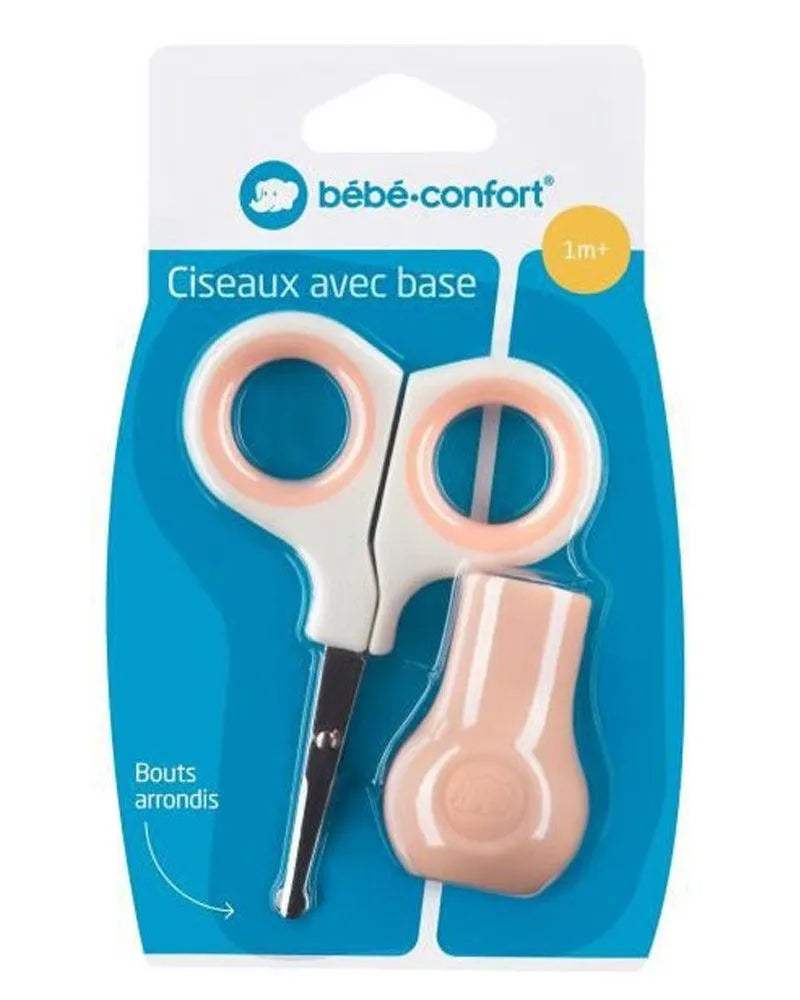 Ciseaux avec base paper boats corail - Bébé Confort - Bébé Confort - Manucure pour bébé Maroc -www.babyboss.ma