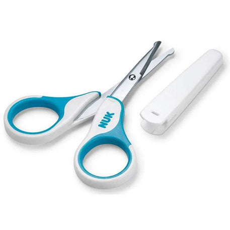 ciseaux-avec-etui-nuk-bleu-babyboss-ma-nuk-pour-bebe-maroc - Babyboss.ma -bebe-maroc