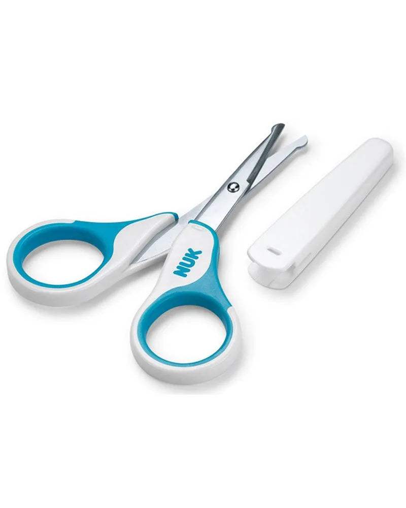 ciseaux-avec-etui-nuk-bleu-babyboss-ma-nuk-pour-bebe-maroc - Babyboss.ma -bebe-maroc
