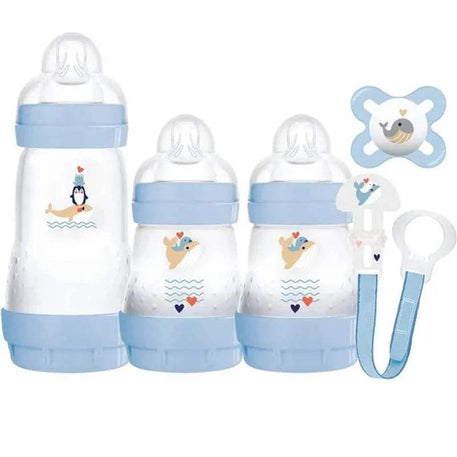 Coffret cadeau Nouveau-né MAM - Bleu - MAM - Biberon pour bébé Maroc -www.babyboss.ma