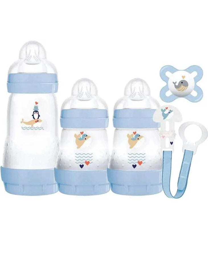 Coffret cadeau Nouveau-né MAM - Bleu - www.babyboss.ma - MAM Biberon pour bébé maroc