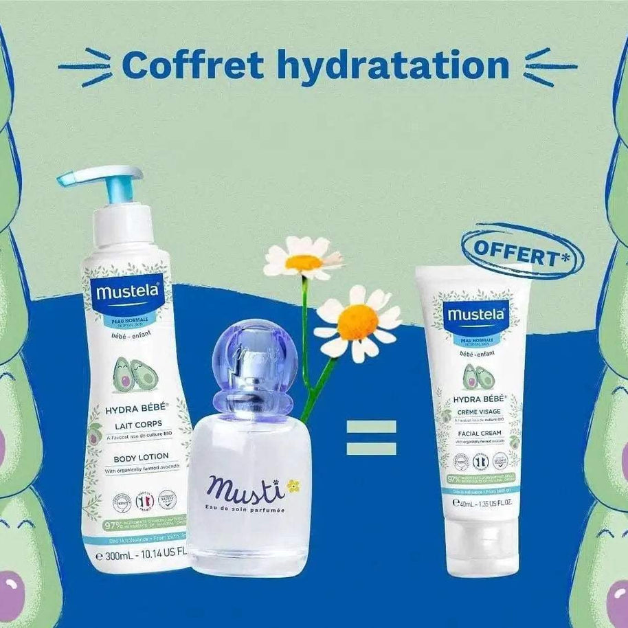 Coffret hydratation mustela - Mustela - pour bébé maroc - www.babyboss.ma
